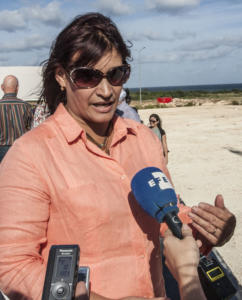 Ana Teresa Igarza, directora general de la Zona Especial de Desarrollo (Zed) Mariel. Foto: René Pérez Massola 