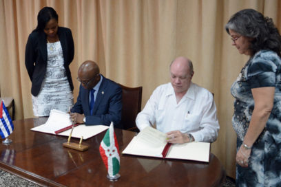 Cuba y Burundi estrechan colaboración económica y comercial
