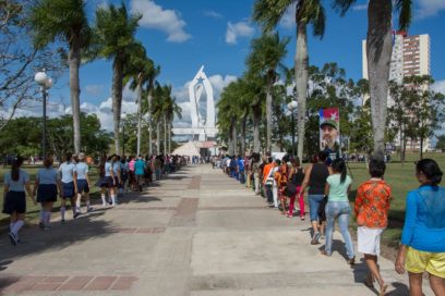 En Camagüey, rostros del homenaje a un hombre bueno