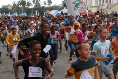 Una familia corriendo: Maracuba y Marabana
