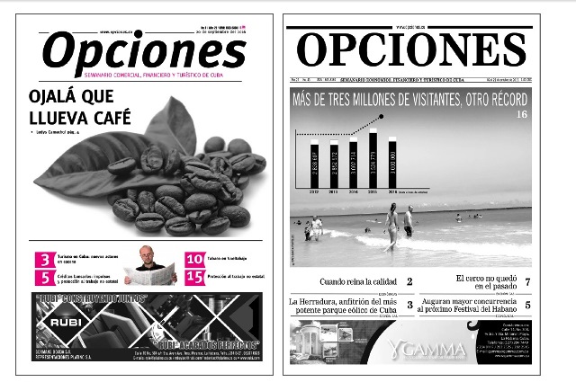 El rediseño incluye los principales elementos gráficos. A la izquierda, un ejemplo de su nueva primera plana; a la derecha, la imagen anterior.