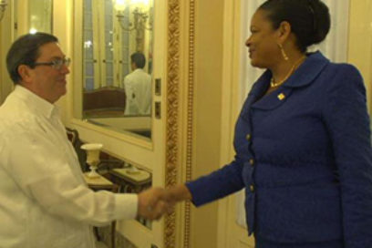 Cuban FM receives secretary general of the Association of Caribbean States
