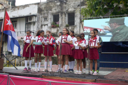 Niños cubanos defienden la esperanza