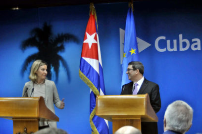 UE y Cuba por normalizar relaciones