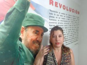 La doctora en ciencias Aida Liliana Morales Tejeda, presidenta de la filial santiaguera de la Unión Nacional de Historiadores de Cuba (UNHIC). Foto: Betty Beatón 