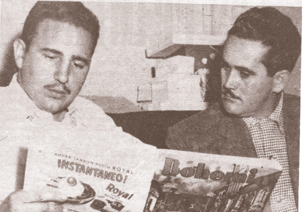 Fidel junto a Juan Manuel Márquez, segundo al mando de la expedición.