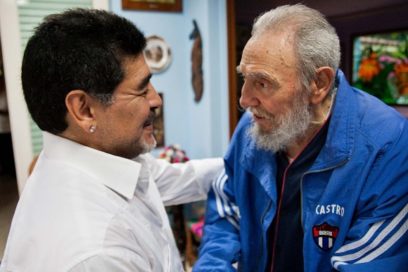Maradona en Cuba: “Vengo a estar con mi segundo papá”