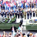 Una manifestación multitudinaria escoltó a la Caravana. Foto: Jorge Pérez Cruz