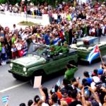 Una manifestación multitudinaria escoltó a la Caravana. Foto: Jorge Pérez Cruz