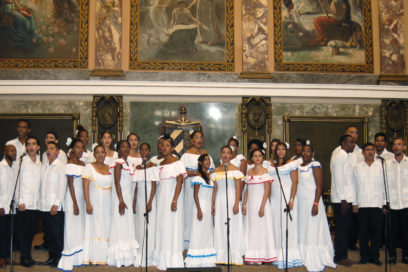 Concierto Fidel es Cuba en el Aula Magna de la Universidad de La Habana