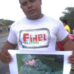 Raidel: “Los jóvenes no le fallaremos a nuestro líder eterno”. Foto: José Luis Martínez Alejo