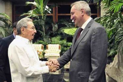 Presidente cubano recibe a vicepresidente ruso