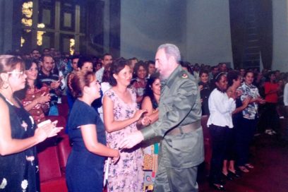 La historia de una foto con Fidel