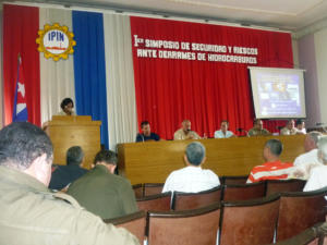 En el año 2010 la filial de Cienfuegos fue sede del Simposio del Primer Imposición Internacional de Seguridad y Riesgo ante Derrames de Hidrocarburos. Foto: Cortesía del Ipin