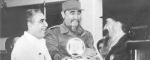 Gabriel García Márquez, Fidel Castro y Fernando Birri, tres fundadores. Foto: EICTV
