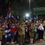 La Plaza de la Revolución de Bayamo donde se interpretó por vez primera el Himno Nacional, recibió con este cántico marcial a nuestro líder primero. Foto: Lianet Suárez Sánchez