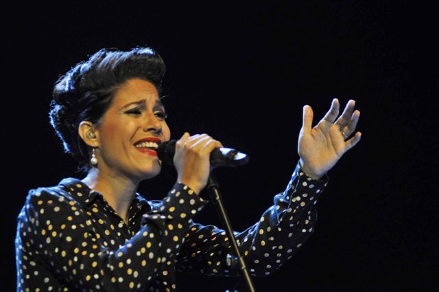 Concierto de Haidée Milanés en la Sala Covarrubias del Teatro Nacional.