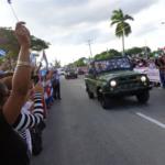 Merecido tributo de recordación le tributaron a Fidel en la patria chica. Foto: Manuel Valdés