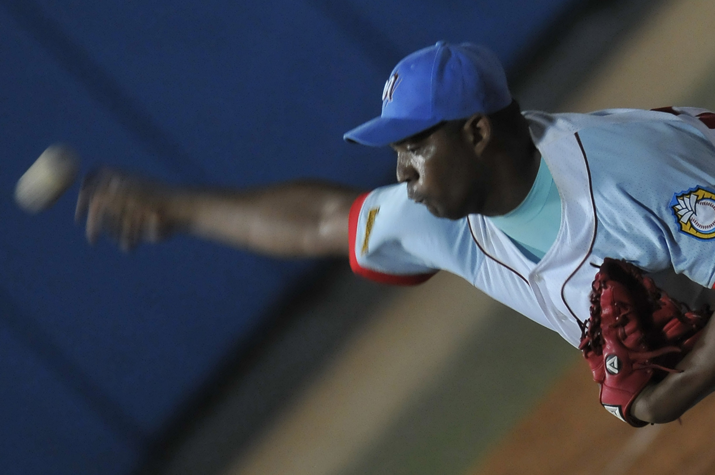 Vladimir García lanzó una gran pelota, pero no pudo darle la victoria a su equipo. Foto: José Raúl Rodríguez Robleda