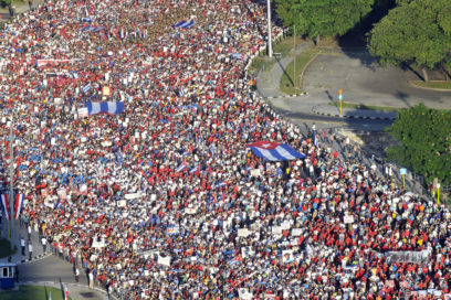 ¡Fidel, este tu Pueblo inmenso!
