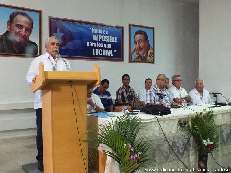 Roberto Pérez Rivero, Presidente de la Unión Nacional de Historiadores de Cuba (UNHIC), durante la inauguración del XXII Congreso Nacional de Historia.