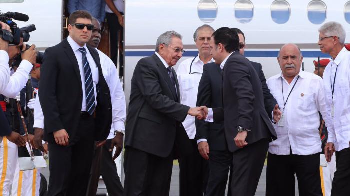 Raúl llegó a República Dominicana. Foto: Tomada de Granma.cu