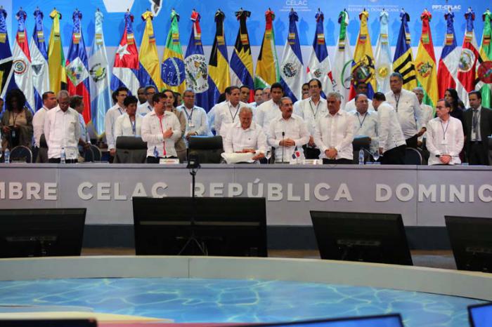 Recibe El Salvador, presidencia pro témpore de la Celac. Foto: Presidencia República Dominicana