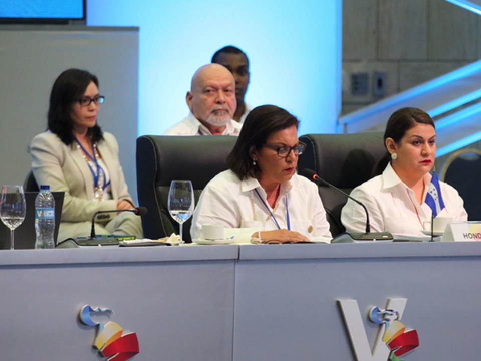Valoramos mucho la cooperación Sur-Sur, expresó Rossana Guevara, vicepresidenta de Honduras.