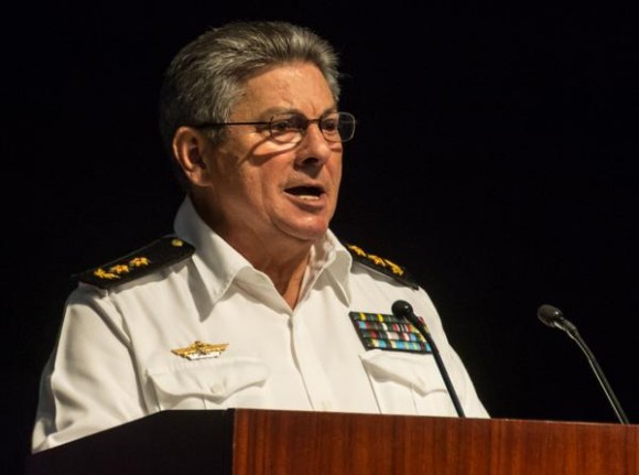 Vicealmirante Julio Cesar Gandarilla Bermejo, nuevo ministro del Interior. Foto: ACN/ Marcelino Vázquez