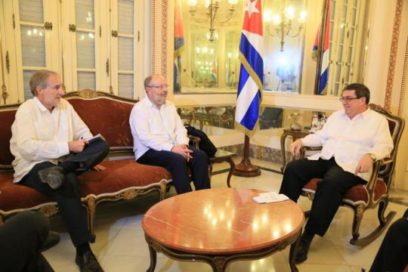 Recibe Canciller cubano al Secretario de Estado de España