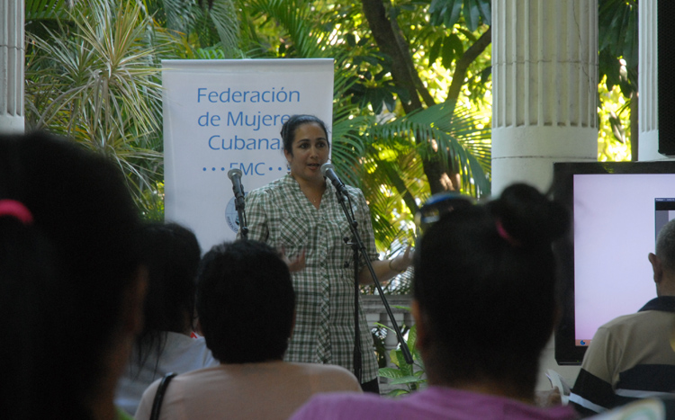 Osmaida Hernández Cedeño, miembro del secretariado nacional de la Federación de Mujeres Cubanas. Foto: Agustín Borrego