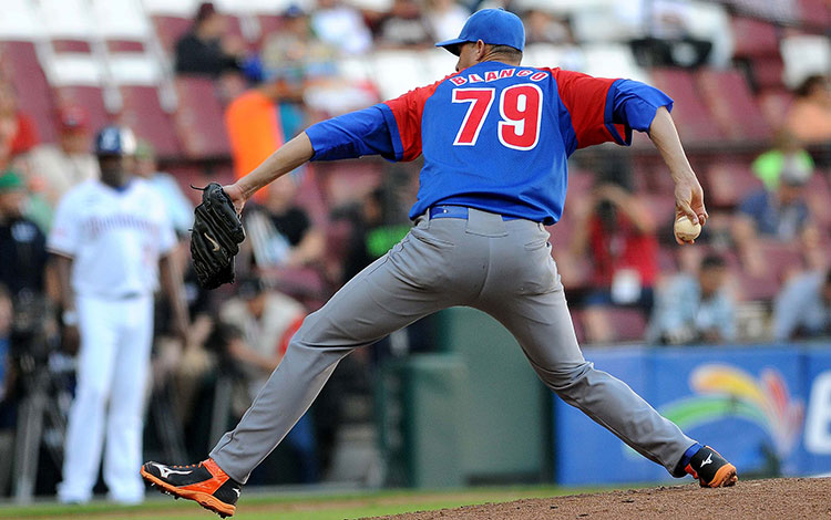 El as de los Alazanes Lázaro Blanco fue el lanzador abridor más destacado. foto: Ricardo López Hevia