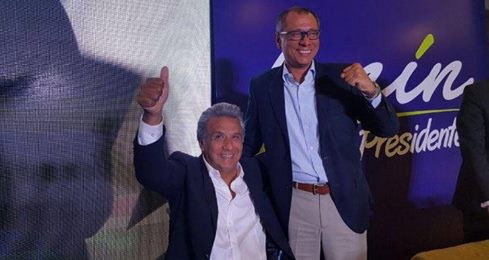 Lenín Moreno encabezó primera vuelta de elecciones en Ecuador