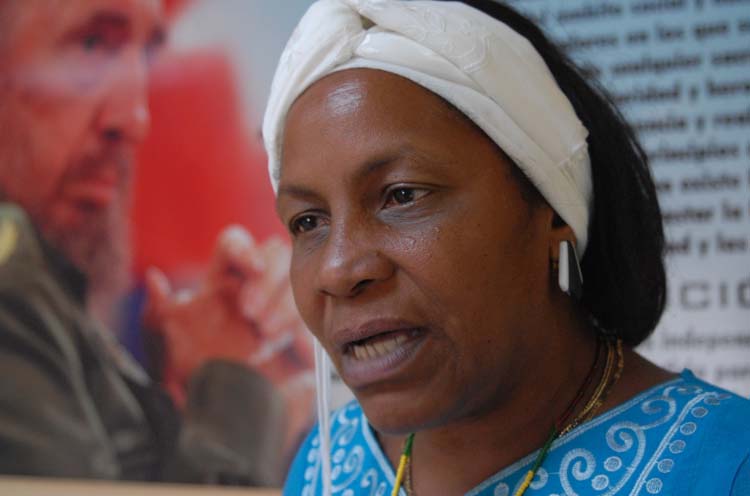 Delegada de la provincia de Artemisa, Omaira Scott. Foto: Agustín Borrego Torres