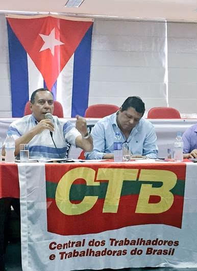 Se reúnen sindicalistas cubanos y brasileños