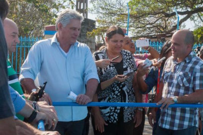 Reconoce Díaz-Canel avances en la reanimación de La Habana (+Fotos)