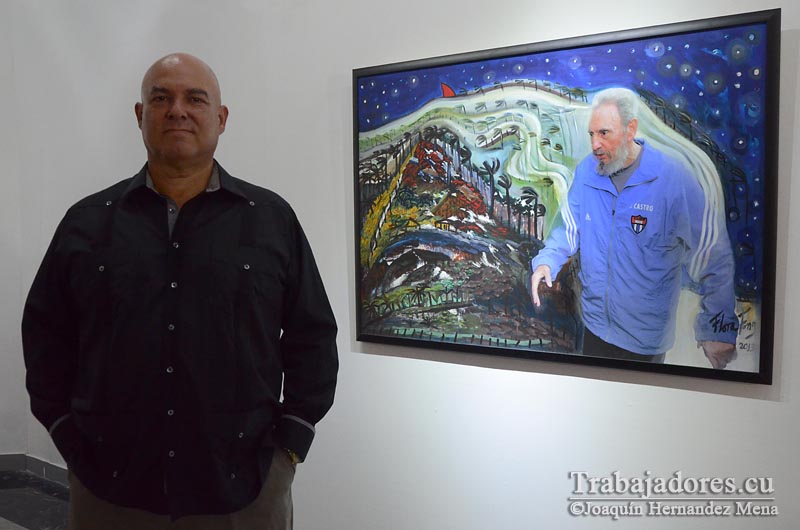Alex Castro, artista y autor de las creaciones.