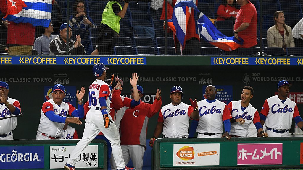 Cuba venció a China 6-0 en su segunda presentación en el Clásico Mundial. Foto: Ricardo López Hevia