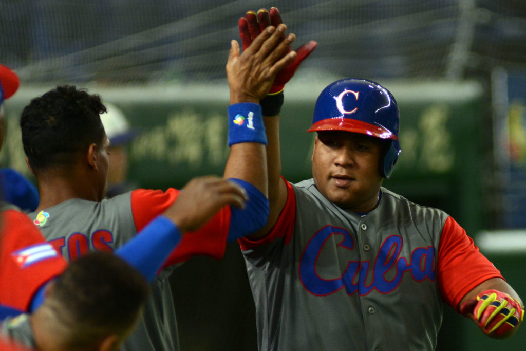 Alfredo Despaigne se convirtió en el nuevo líder jonronero en la historia de los Clásicos Mundiales con siete. Foto: Ricardo López Hevia