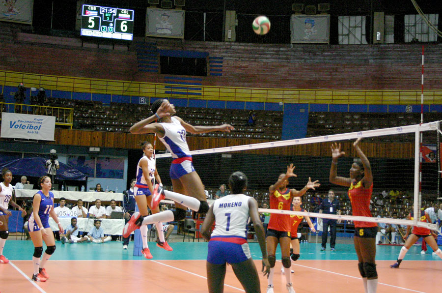 Ailama Cece, líder del ataque cubano. Foto: César A. Rodriguez