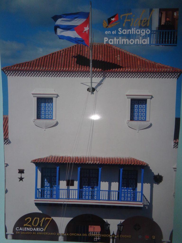 Presentan calendario Fidel en el Santiago patrimonial
