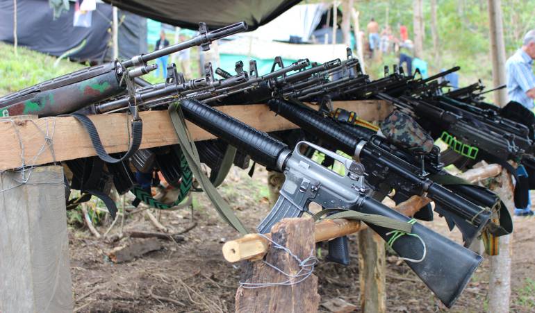 Continúa entrega de armas de las Farc-Ep