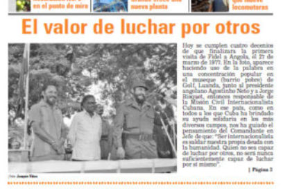Lunes 27 de marzo de 2017