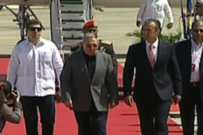 LLegó Raúl a Caracas