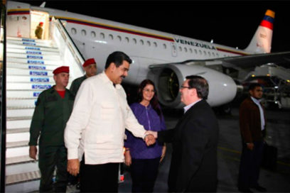 Maduro en Cuba para participar en Consejo Político del ALBA-TCP