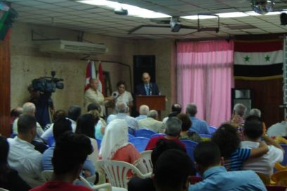 Cese el genocidio contra Siria