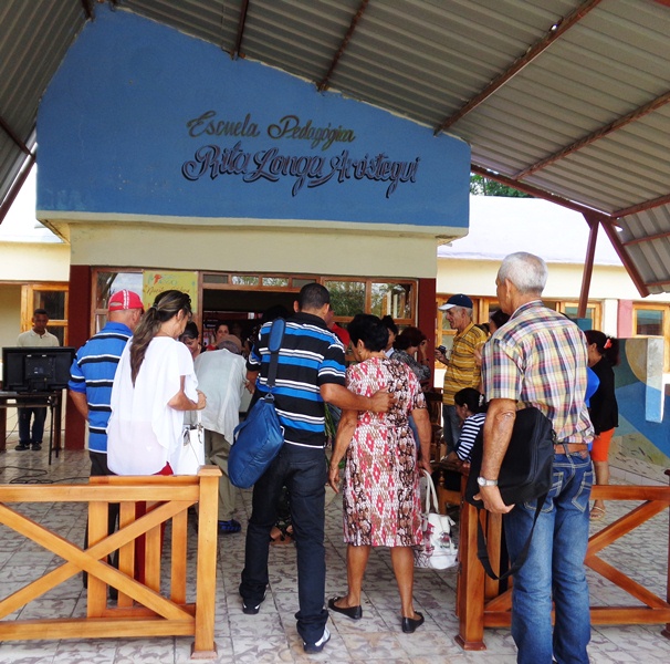 La escuela pedagógica Rita Longa les mostró sus fortalezas. Foto: Jorge Pérez Cruz 