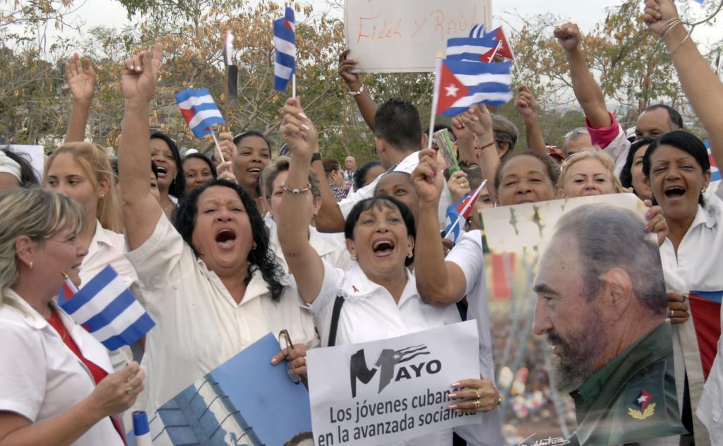 Con esta movilización en La Habana comienzan los actos por el Primero de Mayo en las provincias y otros territorios del país. Foto: Heriberto González Brito