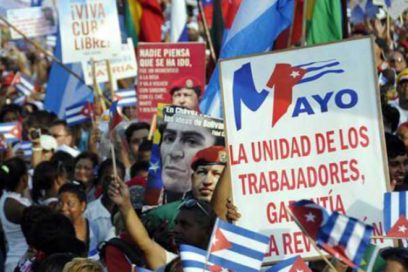 En marcha unida hacia el Primero de Mayo