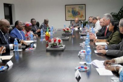 Recibió Díaz-Canel al Primer Ministro de la República del Congo